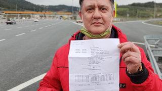 Otoyol geçiş ücretini ödemeyi unuttu, şok üstüne şok yaşadı