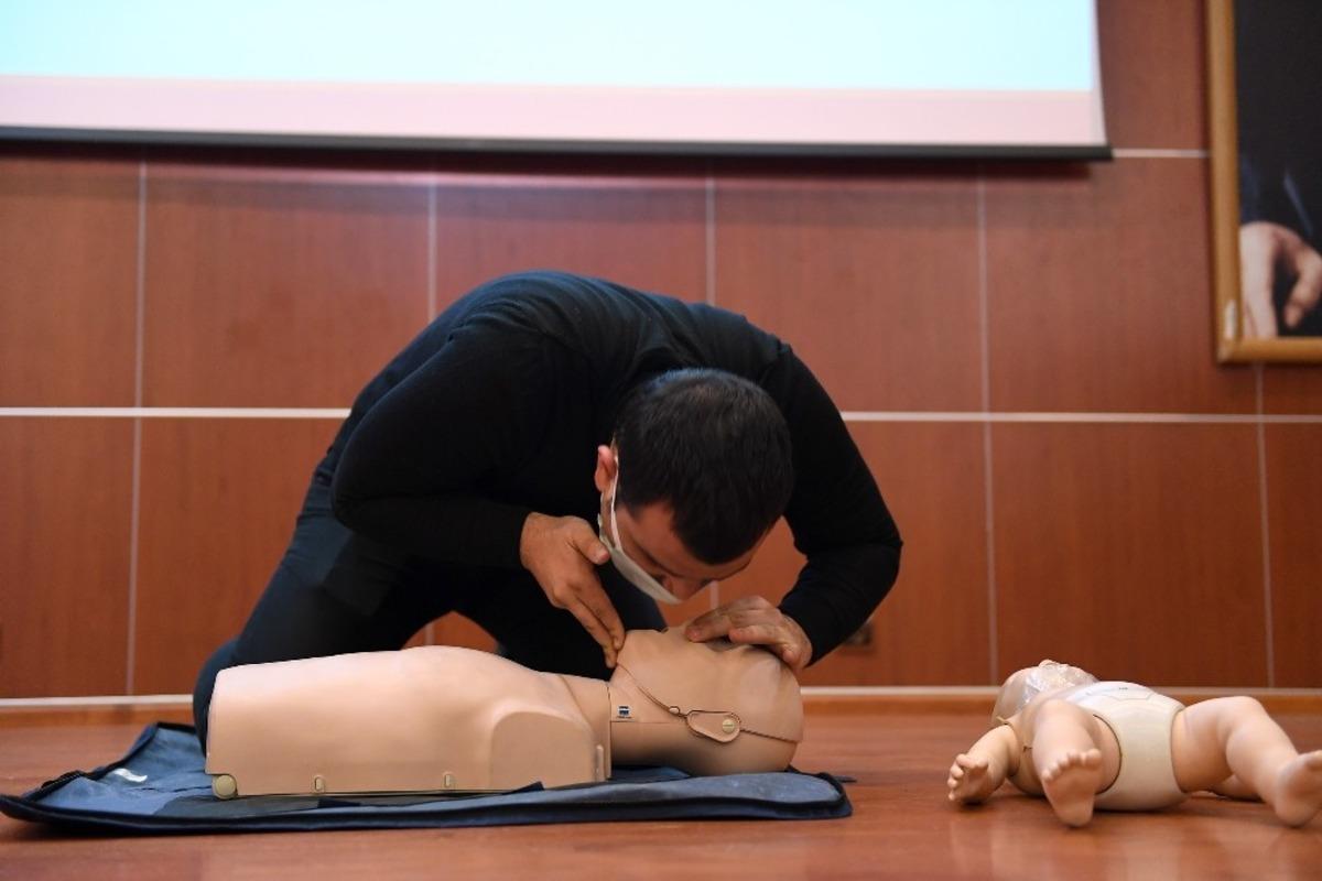 B&uuml;y&uuml;kşehir Belediyesi personeli, İlk Yardım Eğitim Merkeziyle acil durumlara hazırlanıyor
