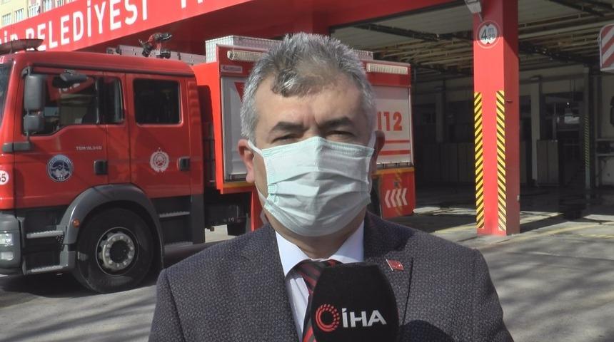 Kayseri İtfaiyesi 2020 yılında 7 bin 322 olaya müdahale etti