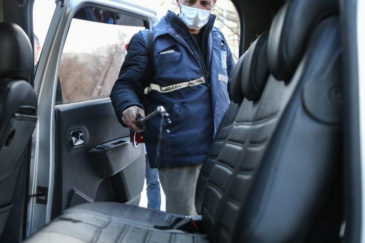 Taksiler her gün dezenfekte ediliyor G3