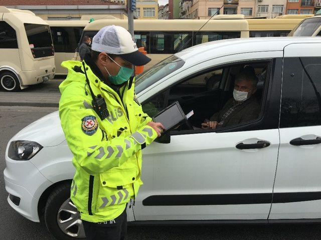 Kısıtlamasız ilk cumartesi gününde drone destekli trafik denetimi 1