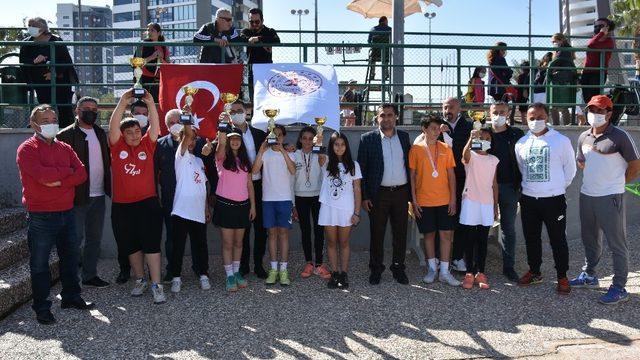12-14 yaş tenis il birinciliği sona erdi