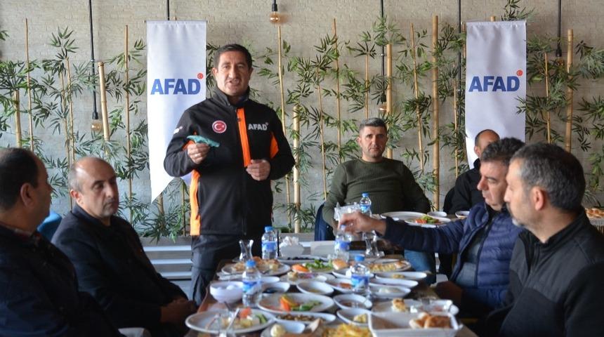 AFAD gazetecilerle bir araya geldi