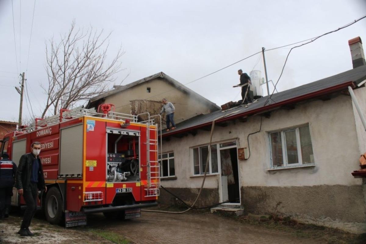 Domani&ccedil;&rsquo;te baca yangını