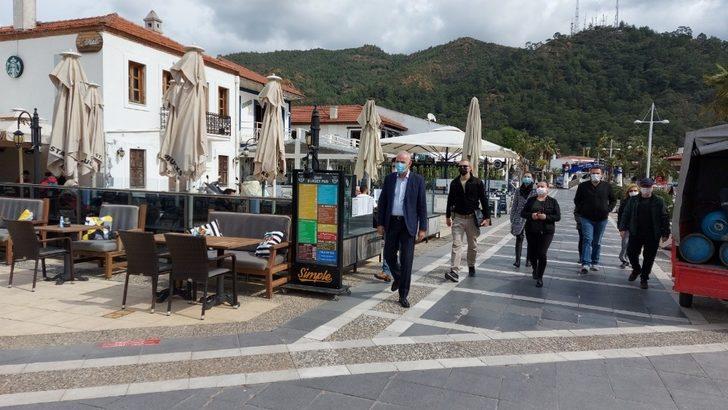 Marmaris Kaymakamı Aksoy ilçede denetime çıktı G3