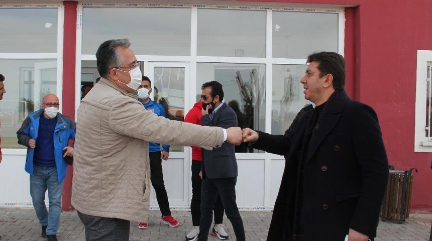 Nevşehir Belediye Başkanı Savran Nevşehir Belediyespor’u ziyaret etti