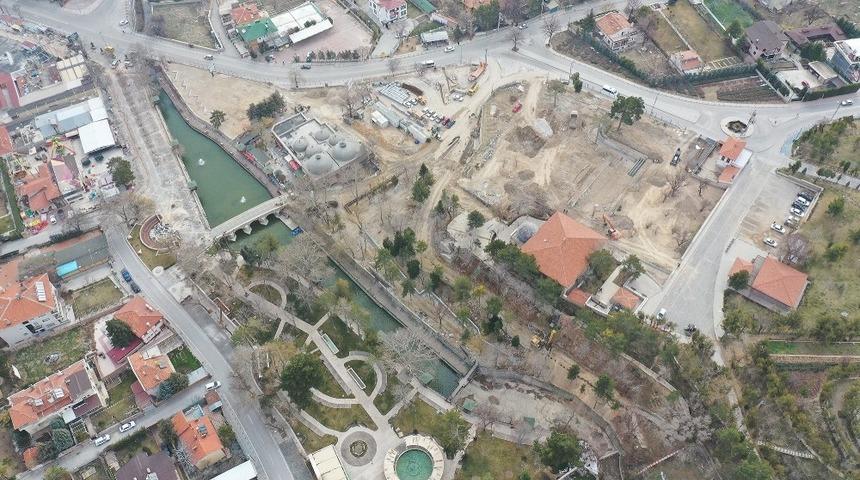 Meram &Ccedil;amlıbel&rsquo;de &ccedil;evre d&uuml;zenlemesi s&uuml;r&uuml;yor