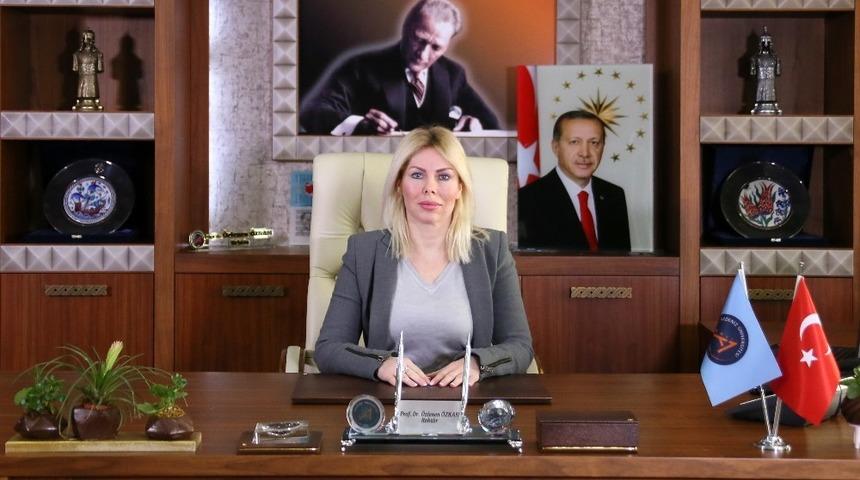 Rektör Özkan:  “ Kadına yönelik her türlü şiddeti kınıyorum”