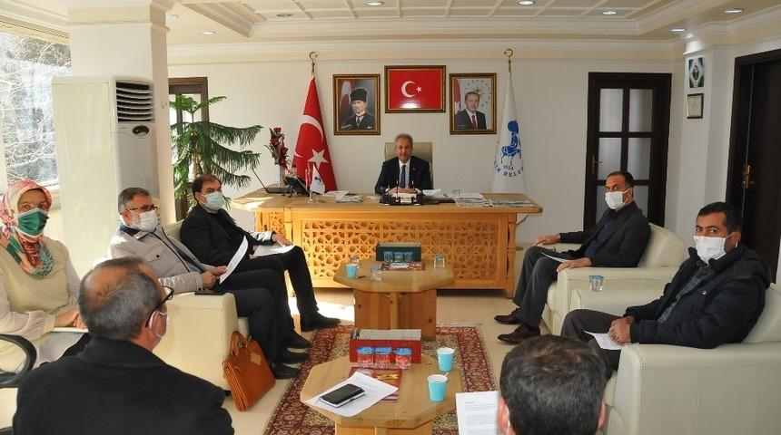 Başkan Akkaya muhtarları bilgilendirdi