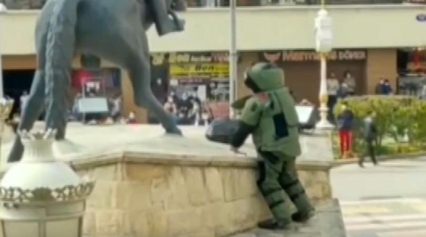 Gaziantep&rsquo;te ş&uuml;pheli paket korkuttu