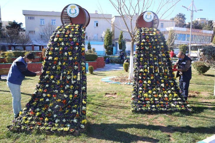 Haliliye’deki parklarda bahar çalışmaları G2