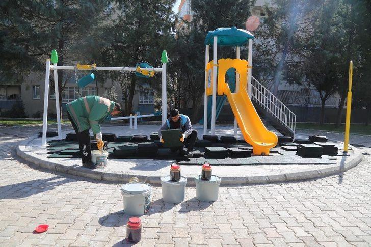 Haliliye’deki parklarda bahar çalışmaları G3