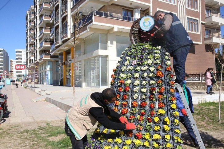 Haliliye’deki parklarda bahar çalışmaları G5