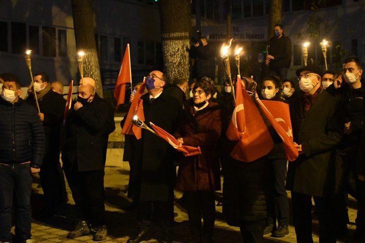 Artvin’de sessiz fener alayı G4