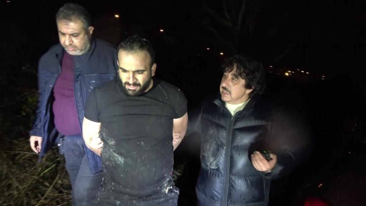 Polisten ka&ccedil;an hırsızlık ş&uuml;phelisi, tarlada yakalandı