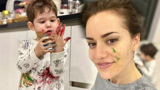 Fahriye Evcen'den 'Karan' paylaşımı! 'Küçük ressamım işbaşında' 