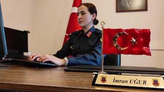 Çocukluk hayalinin peşini bırakmadı! İstanbul'un tek kadın jandarma karakol komutanı oldu