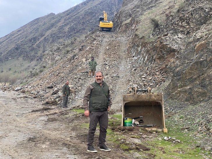 Başkan Alihan Babat köylülerin yayla yolu sorununu çözüyor G3