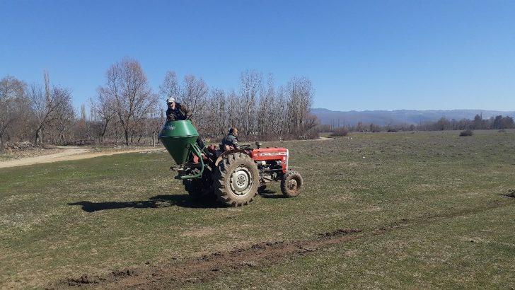 Meralarda gübreleme çalışması G3