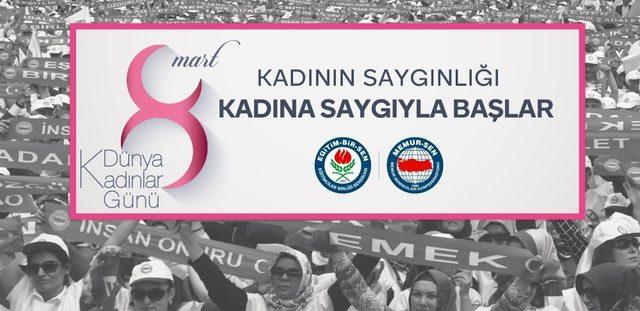 Uçak, “Kadının saygınlığı kadına saygıyla başlar”