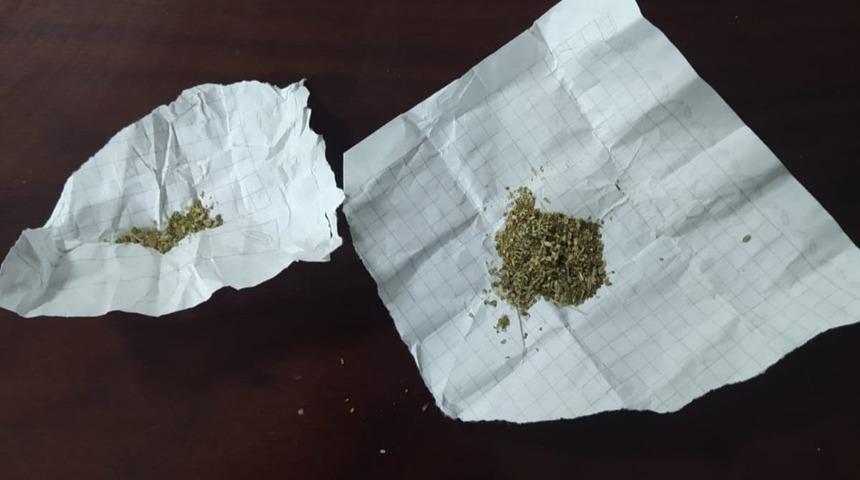 K&uuml;tahya&rsquo;da bir ş&uuml;phelinin &uuml;zerinde bonzai maddesi ele ge&ccedil;irildi