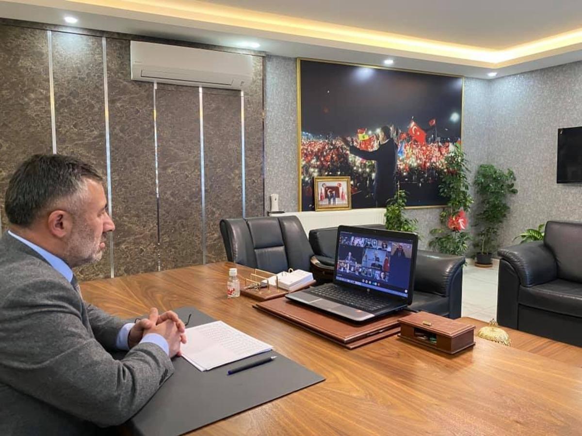 AK Parti&rsquo;nin 81 il başkanı video konferans sistemiyle bir araya geldi