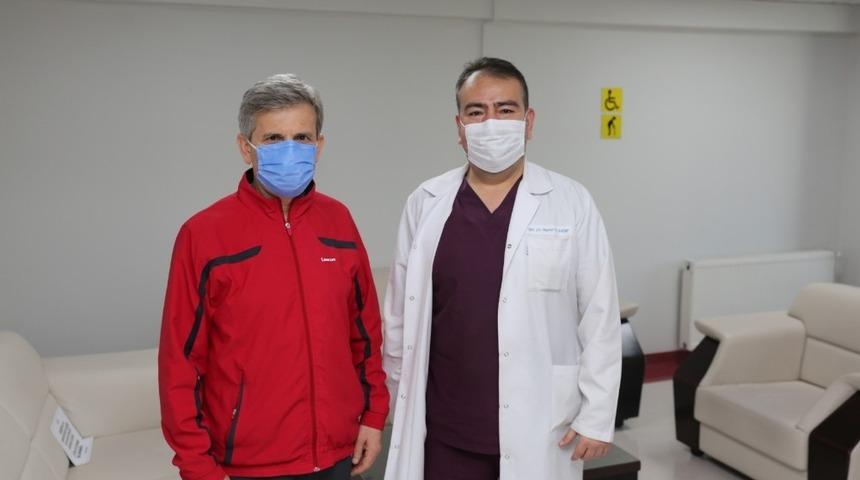 Başkan Şevkan, Denizli Cerrahi Hastanesi’nde sağlığına kavuştu