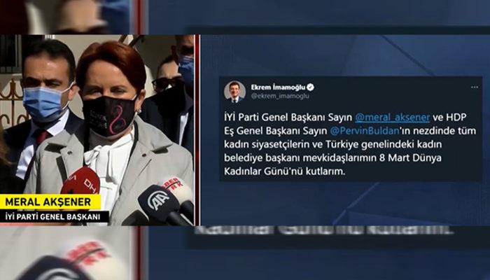 Son Dakika: Meral Akşener'den Ekrem İmamoğlu açıklaması