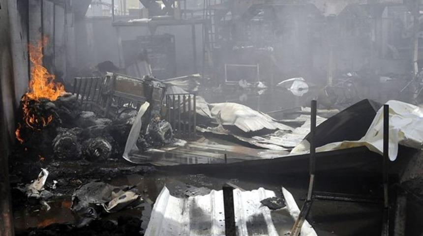 Yemen'de göçmenlerin tutulduğu gözaltı merkezinde yangın!