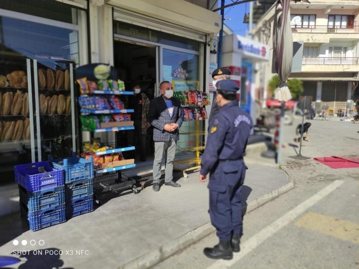 Jandarma Kovid-19 denetimlerine devam ediyor