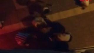 Samsun'da eşine şiddet uygulayan İbrahim Zarab'ın vatandaşlarca dövüldüğü anların görüntüsü ortaya çıktı