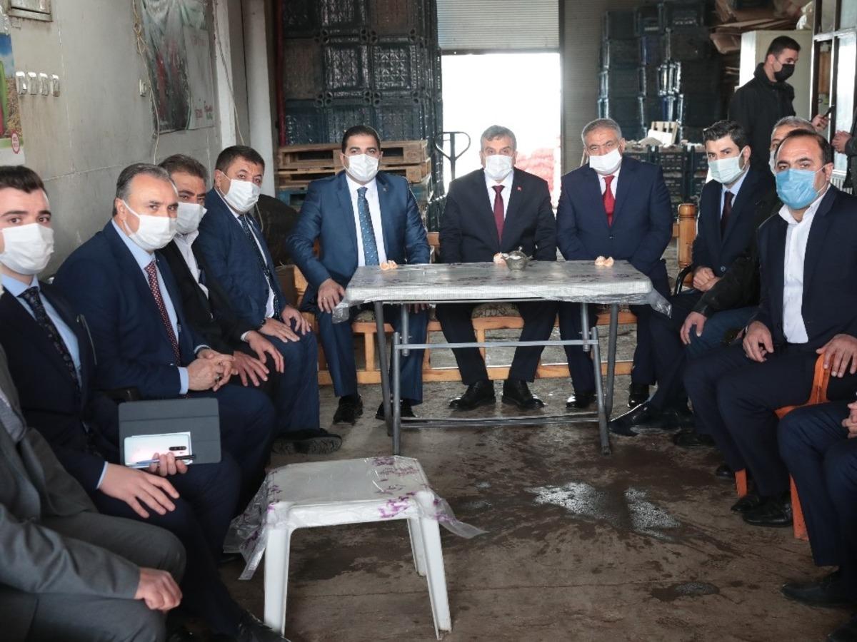 Beyazg&uuml;l ŞUTİM esnafını ziyaret etti