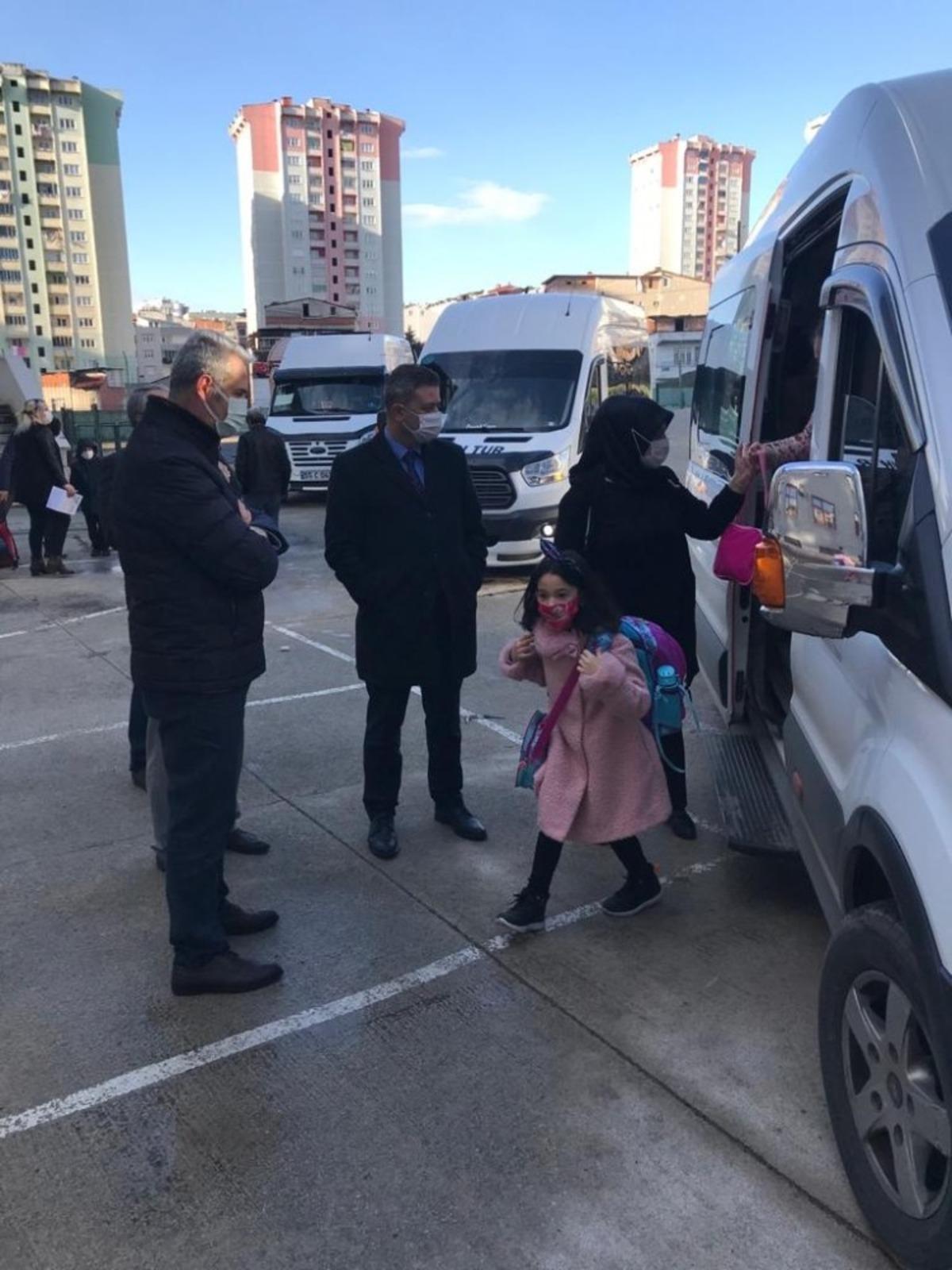 İlkadım&rsquo;da okul servislerinde tematik denetim