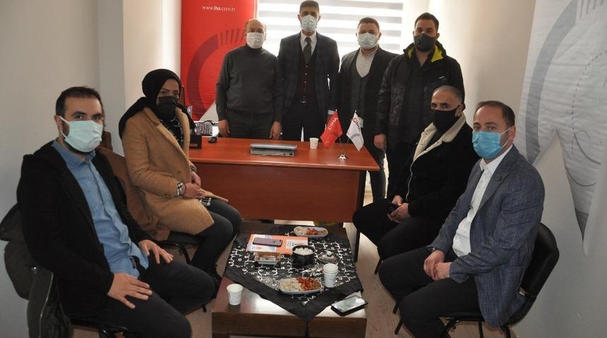 Kars AK Parti&rsquo;den İHA&rsquo;ya ziyaret