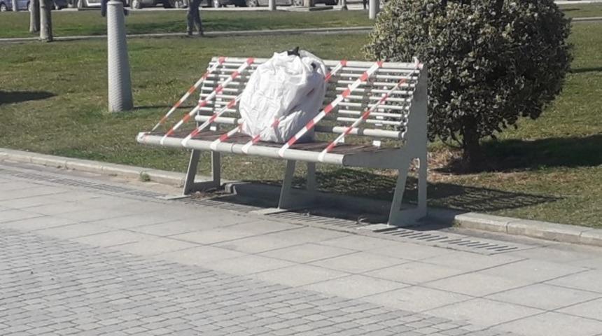 Üzerinde Arapça yazılar olan poşet panik yarattı