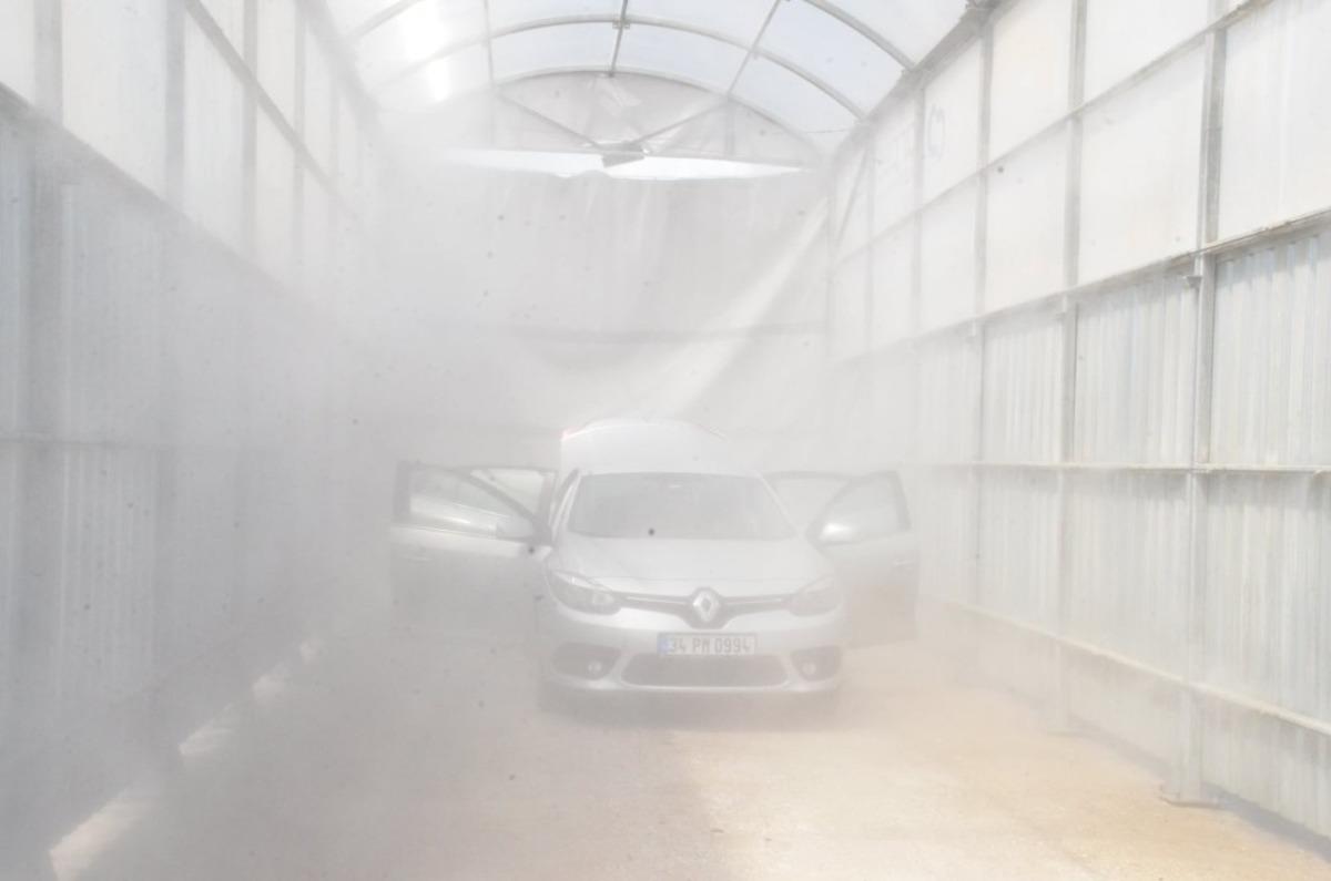 Kırıkkale&rsquo;de dezenfekte t&uuml;neli yeniden a&ccedil;ıldı