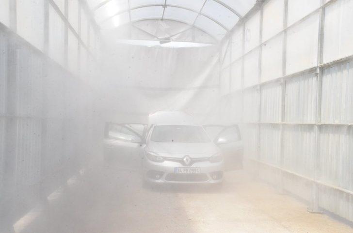 Kırıkkale’de dezenfekte tüneli yeniden açıldı G1