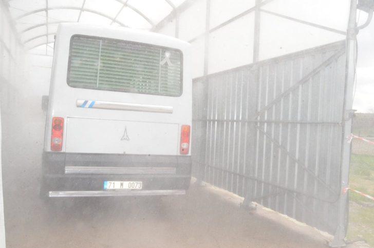 Kırıkkale’de dezenfekte tüneli yeniden açıldı G2