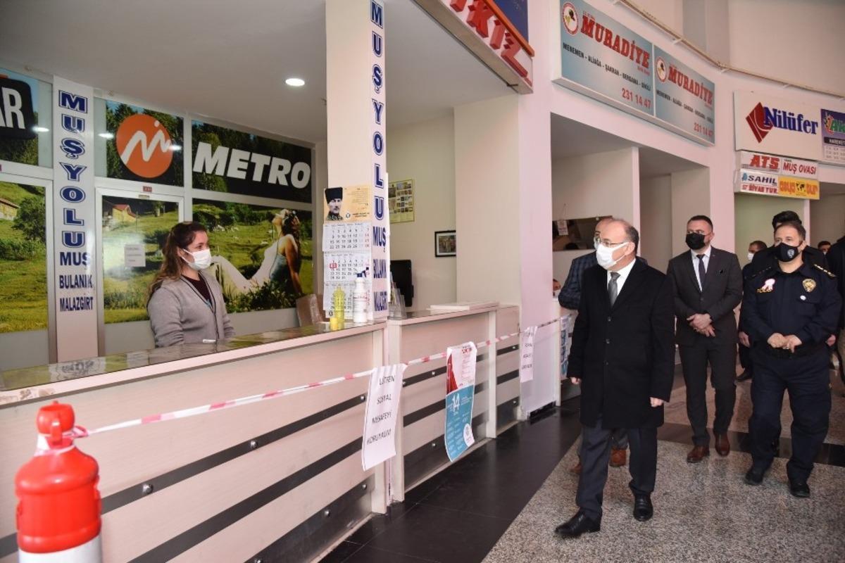 Manisa&rsquo;da Şehirlerarası Otob&uuml;s Terminali denetlendi