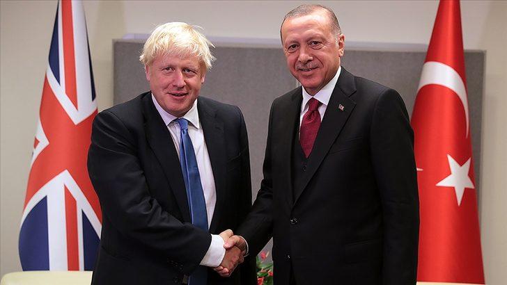 Son Dakika: Cumhurbaşkanı Erdoğan, Boris Johnson'la görüştü