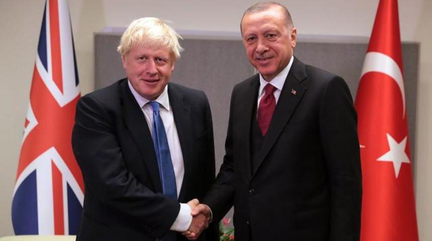 Cumhurbaşkanı Erdoğan ve Johnson arasında kritik görüşme