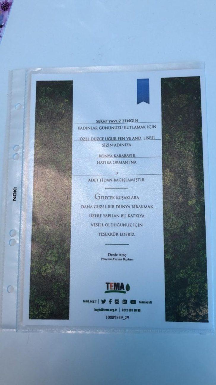 Düzce Özel Uğur Okullarından örnek 8 Mart kutlaması G3