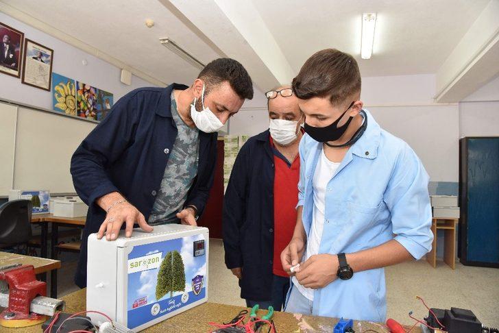 Denizli’de öğretmenler ve öğrencilerin ’Sarozon’ adlı ozon cihazı tescillendi G4