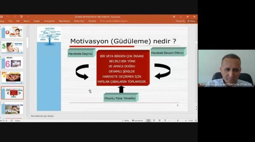 Eğitimde Motivasyon ve Stres Y&ouml;netim Semineri