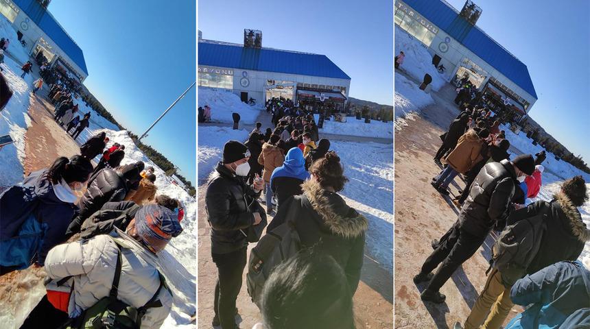 Vaka sayılarının düşmediği Bursa'da şaşırtan teleferik sırası 