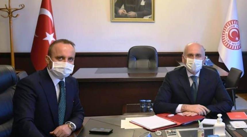 Turan, Bakan Karaismailoğlu ile bir araya geldi