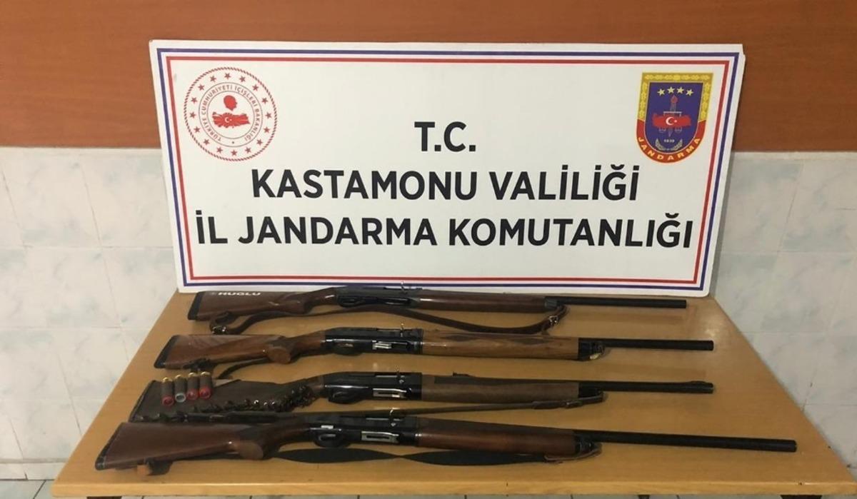 Kastamonu&rsquo;da ka&ccedil;ak avlanan 4 kişiye 5 bin 808 lira para cezası