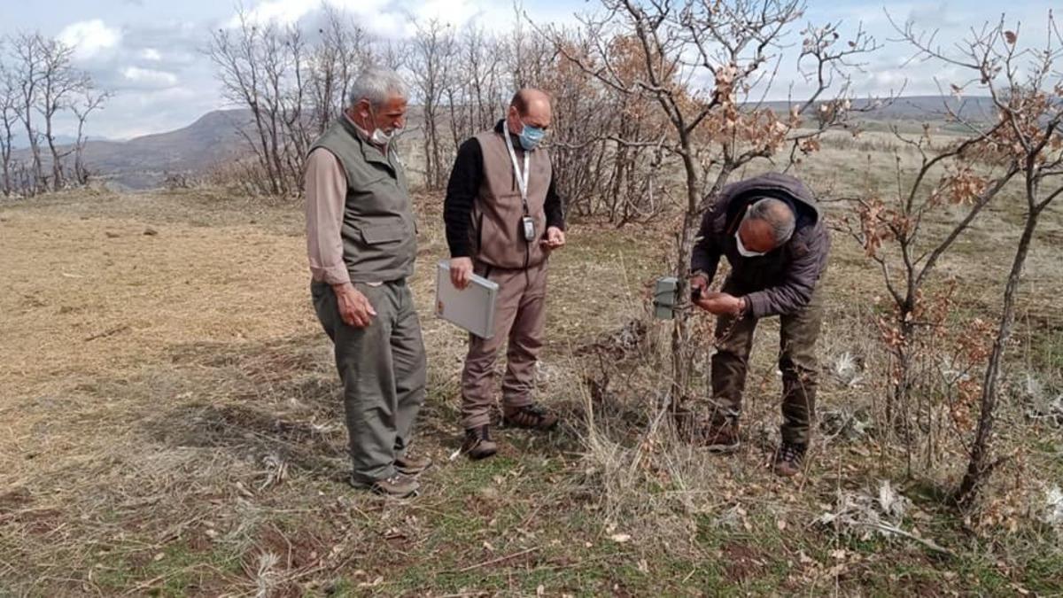 Ka&ccedil;ak ava karşı foto kapanlar kuruldu, ka&ccedil;ak meterisler yıkıldı
