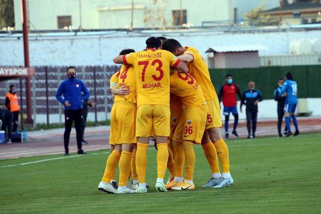 Kayserispor ilk kez 3 gol attı