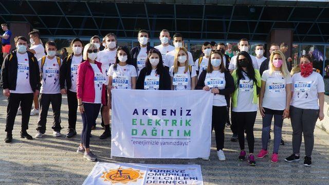 AEDAŞ çalışanları, Runatolia Maratonu’nda omurilik felçlileri için koştu